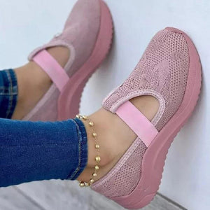 Spring New Fashion Casual Shallow Mesh Hollow Women's Sneakers