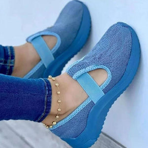 Spring New Fashion Casual Shallow Mesh Hollow Women's Sneakers