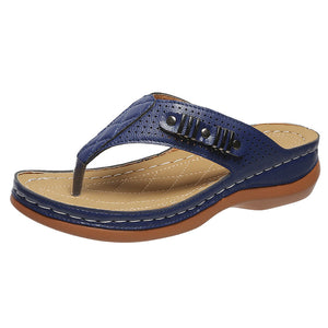 Women's wedge flip flops