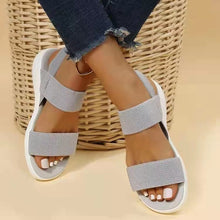 Cargar imagen en el visor de la galería, Ladies Fly Woven Flat Casual Sandals
