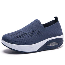 Load image into Gallery viewer, Thick-soled flying woven air cushion women&#39;s shoes
