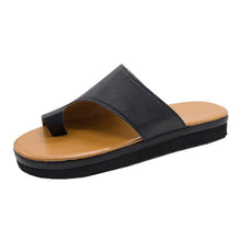 Cargar imagen en el visor de la galería, women&#39;s solid color toe sandals
