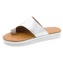 Cargar imagen en el visor de la galería, women&#39;s solid color toe sandals
