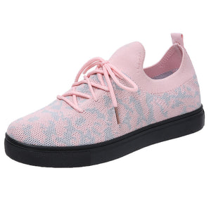 Women's Plus Size Flyknit Fashion Sneakers