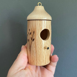 Sherem Wooden Hummingbird House