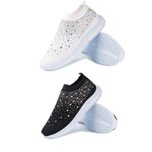 Cargar imagen en el visor de la galería, Libiyi Women&#39;s Crystal Breathable Slip-On Walking Shoes - Libiyi
