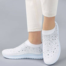 Cargar imagen en el visor de la galería, Libiyi Women&#39;s Crystal Breathable Slip-On Walking Shoes - Libiyi
