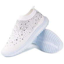 Cargar imagen en el visor de la galería, Libiyi Women&#39;s Crystal Breathable Slip-On Walking Shoes - Libiyi
