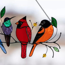 Load image into Gallery viewer, Birds Stained Window Hangings
