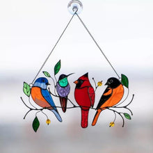 Load image into Gallery viewer, Birds Stained Window Hangings
