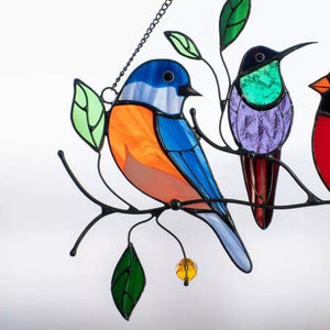 Birds Stained Window Hangings